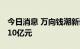 今日消息 万向钱潮新设全资子公司 注册资本10亿元