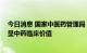 今日消息 国家中医药管理局：促进中药质量的提升 更好彰显中药临床价值