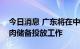 今日消息 广东将在中秋、国庆节前启动冻猪肉储备投放工作