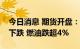 今日消息 期货开盘：国内商品期货开盘多数下跌 燃油跌超4%