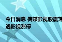 今日消息 传媒影视股震荡走强 欢瑞世纪上演“地天板” 金逸影视涨停