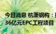 今日消息 杭萧钢构：控股子公司联合中标10.36亿元EPC工程项目