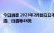 今日消息 2023年2月起在日本销售的中国酒将提价，含绍兴酒、白酒等48类