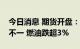 今日消息 期货开盘：国内商品期货开盘涨跌不一 燃油跌超3%