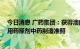 今日消息 广药集团：获得澳门首个中药口服固体制剂 含外用药搽剂中药制造准照