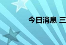 今日消息 三大指数集体高开