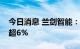 今日消息 兰剑智能：多名股东拟合计减持不超6%