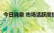 今日消息 市场活跃度提升 基金选定“主阵地”