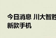 今日消息 川大智胜：公司算法未应用到华为新款手机