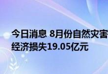 今日消息 8月份自然灾害造成贵州253.37万人次受灾 直接经济损失19.05亿元