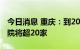 今日消息 重庆：到2025年，全市三级中医医院将超20家