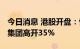 今日消息 港股开盘：恒指低开0.07% 太阳城集团高开35%