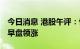 今日消息 港股午评：恒指收涨0.46% 内房股早盘领涨