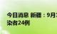 今日消息 新疆：9月17日新增本土无症状感染者24例