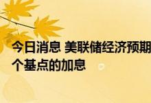 今日消息 美联储经济预期显示 2022年至少还会出现一次75个基点的加息