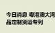 今日消息 粤港澳大湾区开出全国首趟石化产品定制货运专列