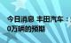 今日消息 丰田汽车：维持全年汽车产量为970万辆的预期