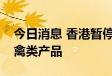 今日消息 香港暂停进口波兰部分地区禽肉及禽类产品