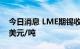 今日消息 LME期锡收涨480美元，报21650美元/吨