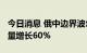 今日消息 俄中边界波尔塔夫卡-东宁口岸货运量增长60%