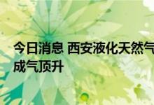 今日消息 西安液化天然气应急储备调峰项目2号储罐穹顶完成气顶升