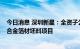 今日消息 深圳新星：全资子公司拟5.5亿元投建锂电池用铝合金箔材坯料项目