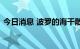 今日消息 波罗的海干散货运价指数小幅下跌