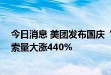 今日消息 美团发布国庆“即兴度假”报告 本地游周边游搜索量大涨440%