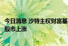 今日消息 沙特主权财富基金去年回报率达25%，得益于全球股市上涨