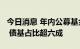 今日消息 年内公募基金发行规模超1.1万亿元 债基占比超六成