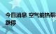 今日消息 空气能热泵板块持续走低 大元泵业跌停