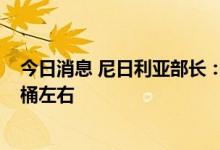 今日消息 尼日利亚部长：欧佩克+希望油价维持在90美元/桶左右