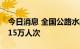 今日消息 全国公路水路今日预计发送旅客2815万人次