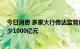 今日消息 多家大行传达监管要求 年内各新增房地产融资至少1000亿元