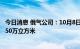 今日消息 俄气公司：10月8日过境乌克兰的天然气流量为4350万立方米