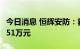 今日消息 恒辉安防：获得政府补助资金3563.51万元