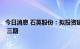 今日消息 石英股份：拟投资建设“半导体石英材料系列项目 三期