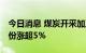 今日消息 煤炭开采加工板块异动拉升 华阳股份涨超5%