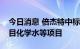 今日消息 倍杰特中标埃克森美孚惠州乙烯项目化学水等项目