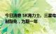 今日消息 SK海力士、三星电子据悉获美国对华技术出口限制豁免，为期一年