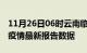 11月26日06时云南临沧疫情今天最新及临沧疫情最新报告数据