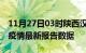 11月27日03时陕西汉中疫情今天最新及汉中疫情最新报告数据