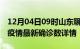 12月04日09时山东聊城疫情动态实时及聊城疫情最新确诊数详情