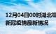 12月04日00时湖北鄂州疫情病例统计及鄂州新冠疫情最新情况