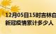 12月05日15时吉林白城累计疫情数据及白城新冠疫情累计多少人