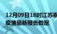 12月09日18时江苏泰州疫情今天最新及泰州疫情最新报告数据