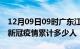 12月09日09时广东江门累计疫情数据及江门新冠疫情累计多少人