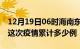 12月19日06时海南东方疫情情况数据及东方这次疫情累计多少例