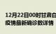 12月22日00时甘肃白银疫情动态实时及白银疫情最新确诊数详情