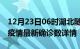 12月23日06时湖北随州最新疫情状况及随州疫情最新确诊数详情